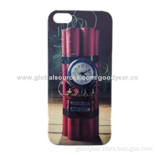 ABS + IML Half Cover Case for iPhone 5, Various Colors Available